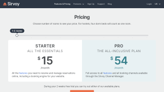Sirvoy Booking System